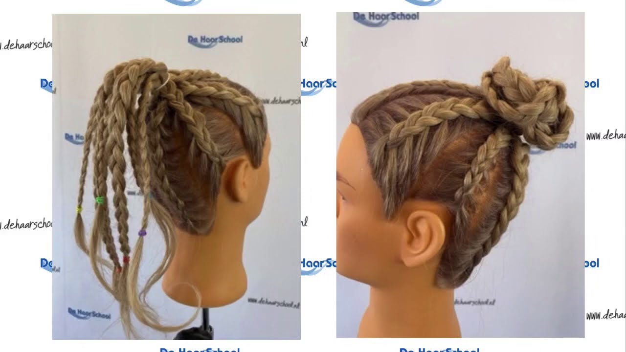 Zomers vlecht kapsel, summer braid hairstyle