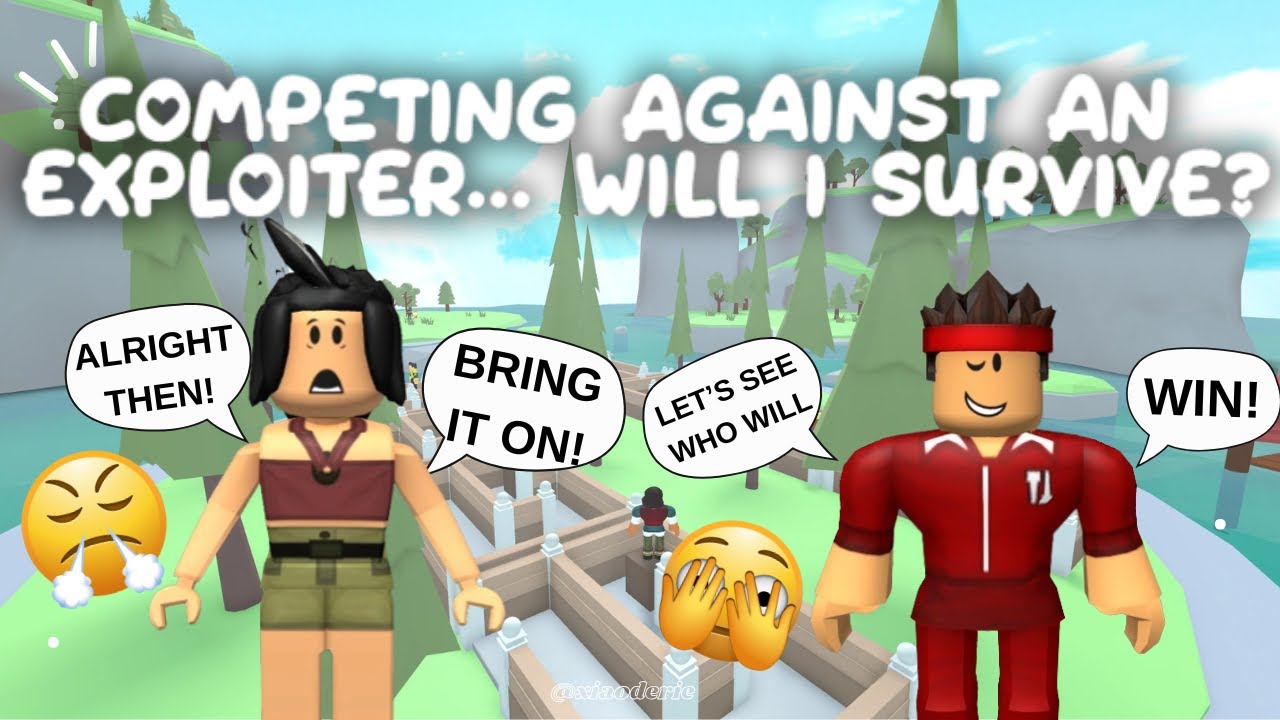 COMPETING AGAINST AN EXPLOITER IN TOTAL ROBLOX DRAMA... I GOT INTO THE TOP 2!