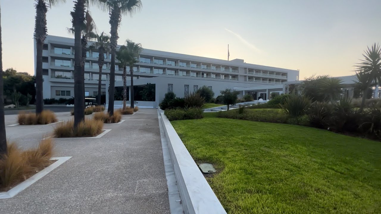 Ikos Aria Hotel on Greek island of Kos. Main Building walkthrough