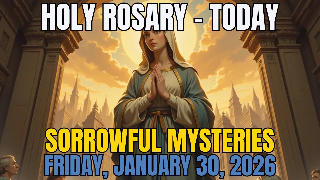 Holy Rosary Today Friday, January 30, 2026 | Sorrowful Mysteries | Persecuted for Faith: Strength