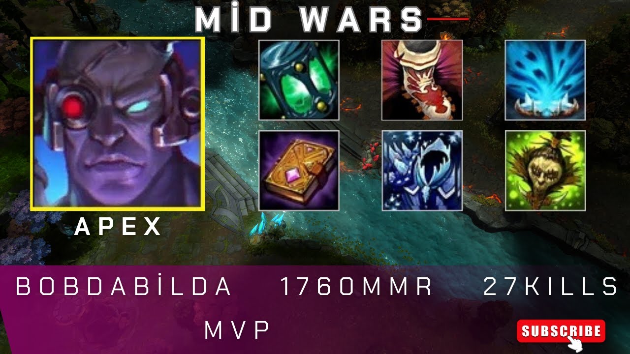 HoN | Mid Wars | Apex | BobDaBilda | 1760 MMR