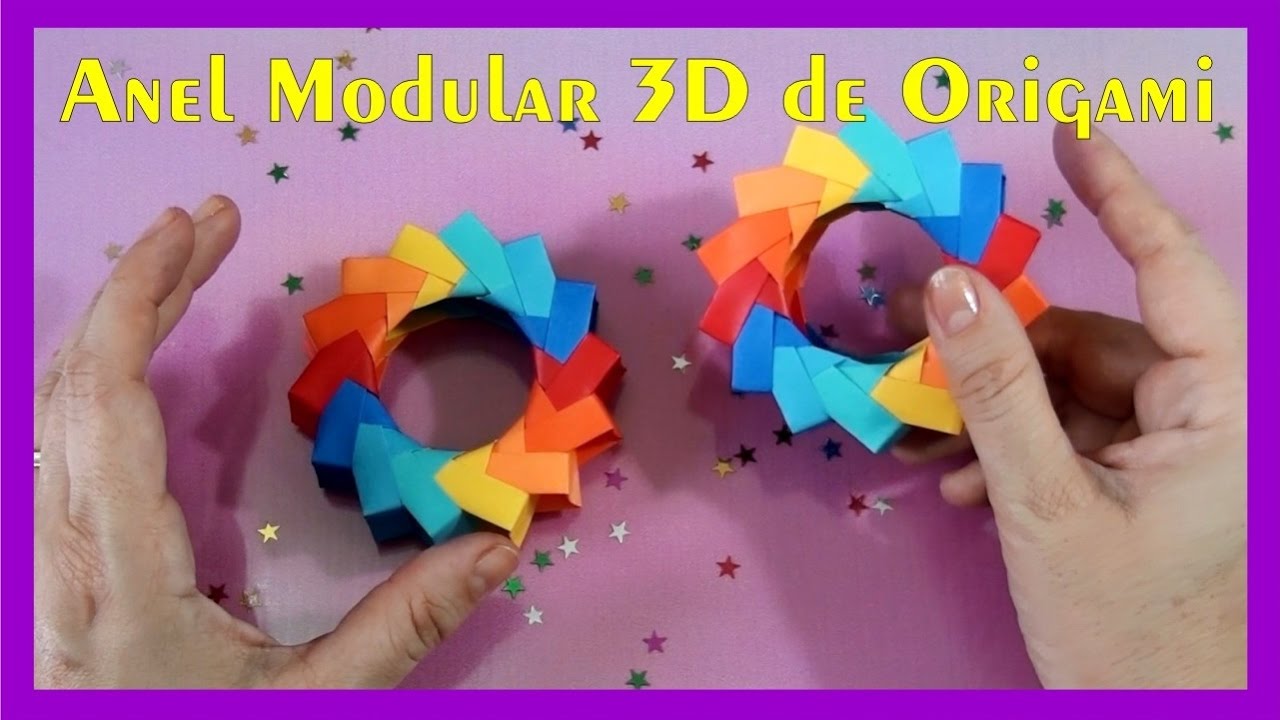 ANEL MODULAR DE ORIGAMI