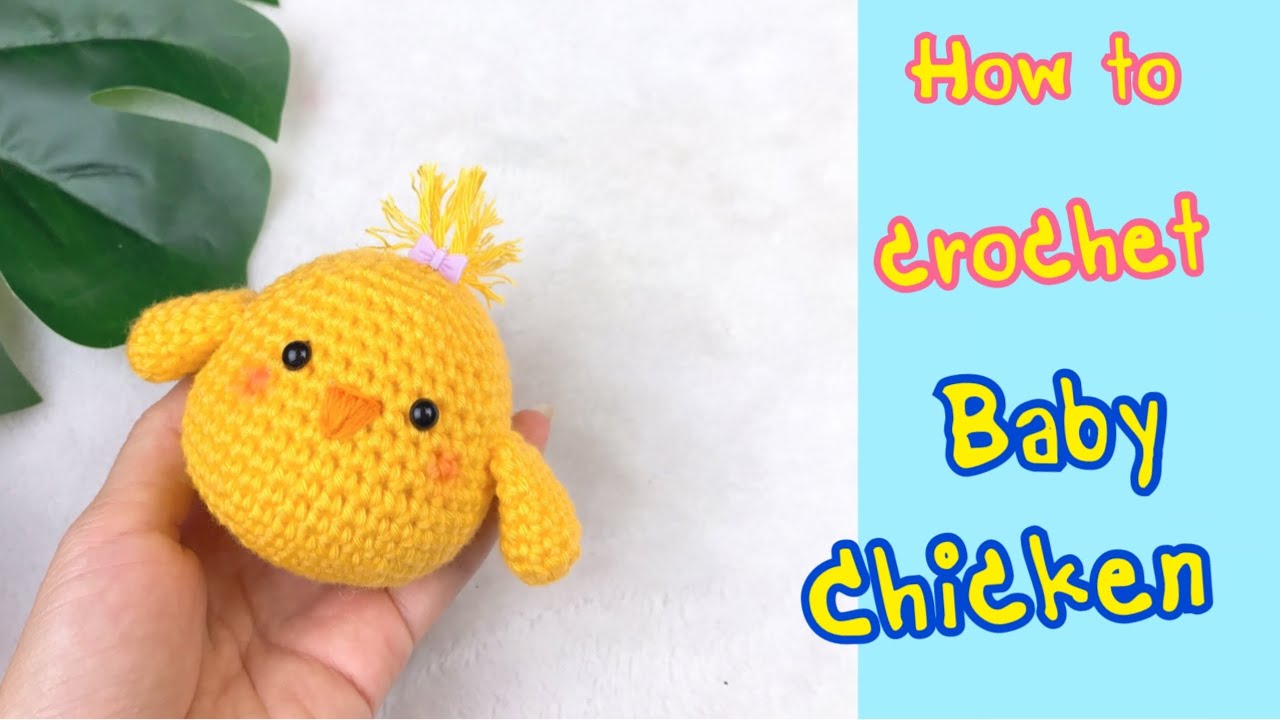 Baby Chicken Amigurumi Tutorial for Beginners Sub Eng