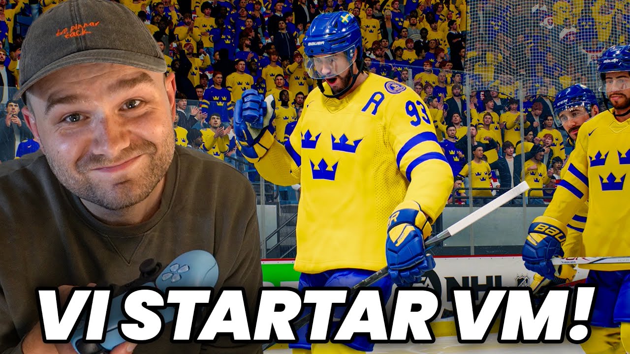 NHL 25 Försöker vinna VM-guld med Sverige!