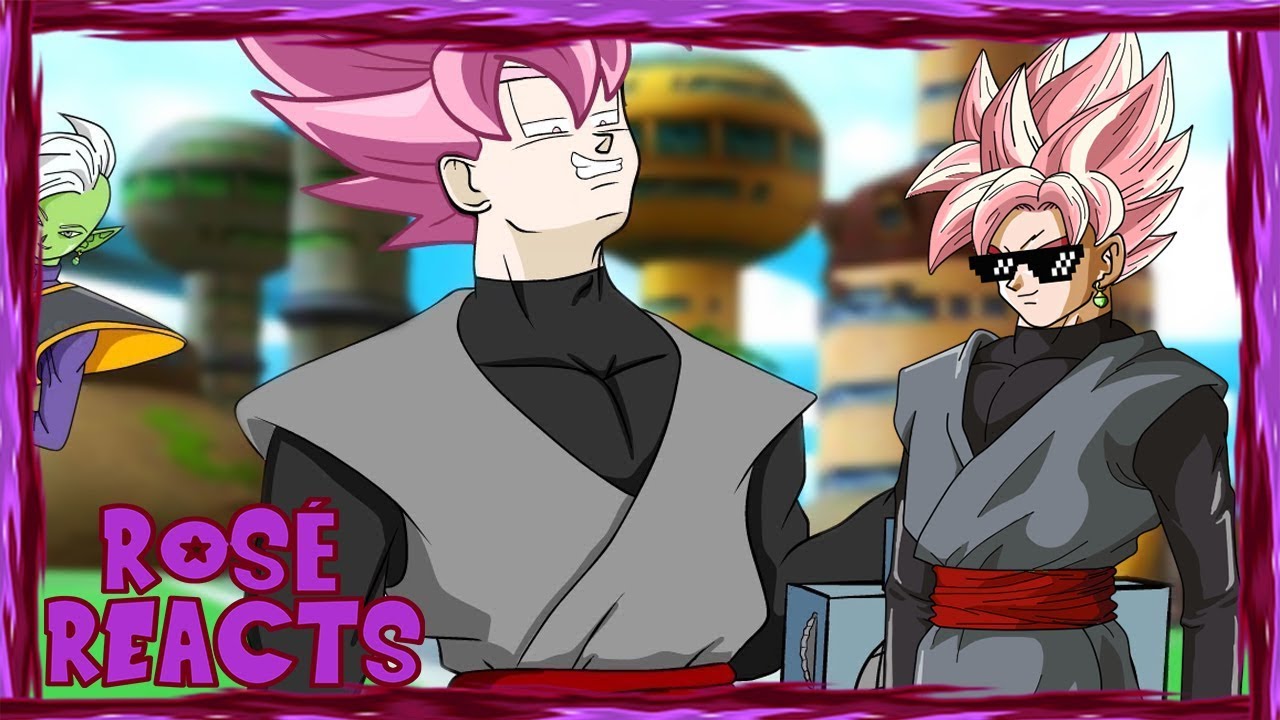 ROSÉ GOKU BLACK РЕАГИРУЕТ НА ЭПИЧЕСКИЙ РЭП-БАТТЛ ТРАНКСА И ГОКУ БЛЭК!