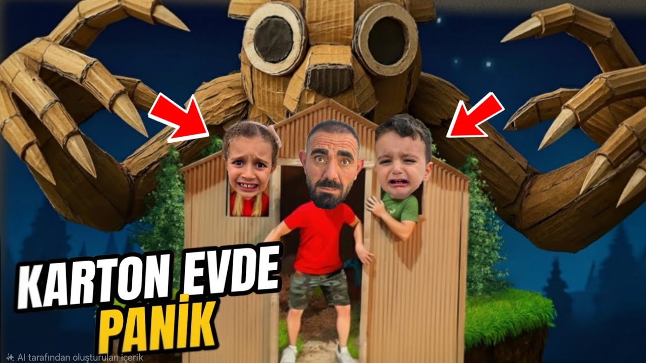 POYRAZ ELİF BABASI GECEYİ KARTON EVDE GEÇİRDİ!!