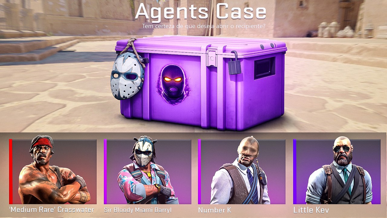 Sim, É isso Mesmo... AGENTS CASE, a Nova CAIXA que só Vem AGENTES no CS2 (Vale Apena???)