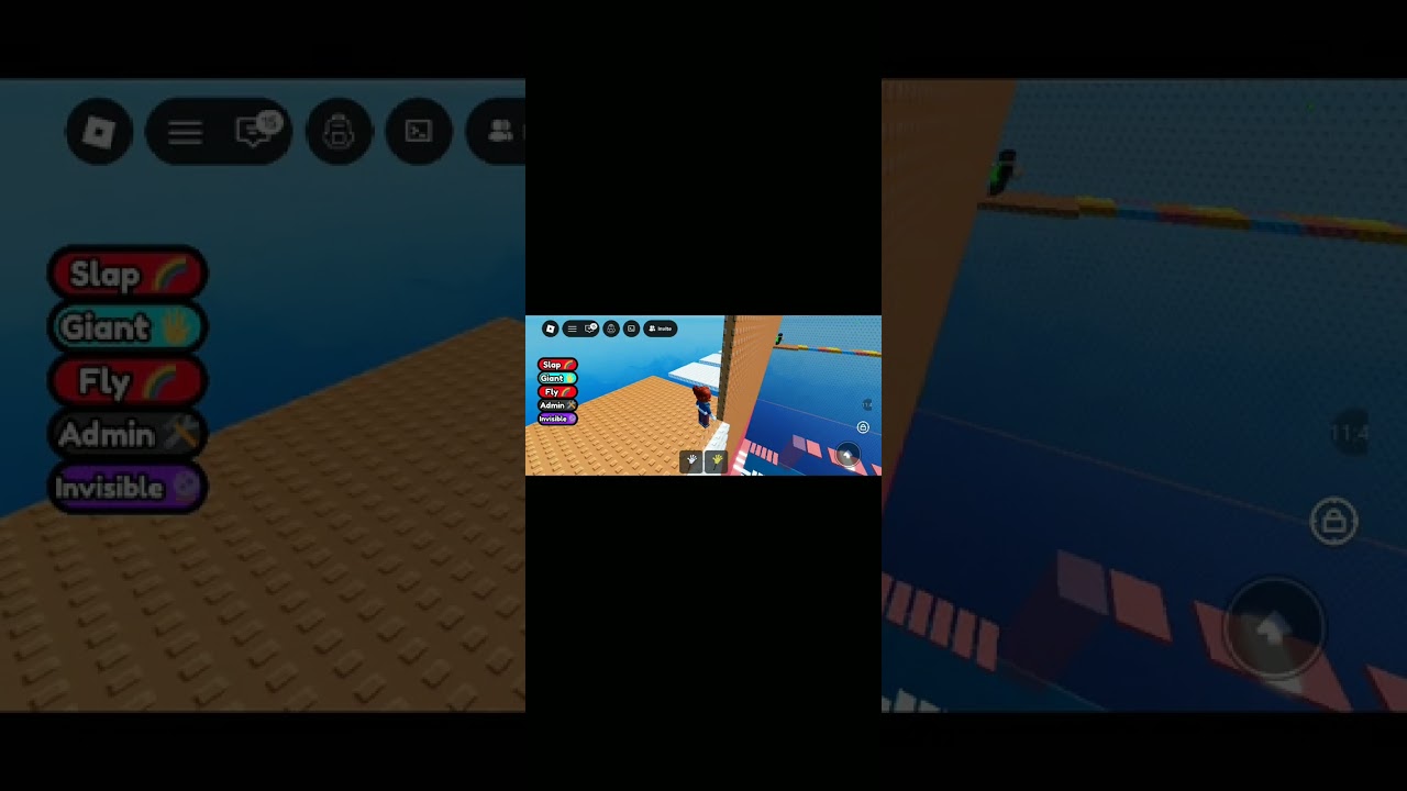 Today I am playing slap troll tower in the roblox