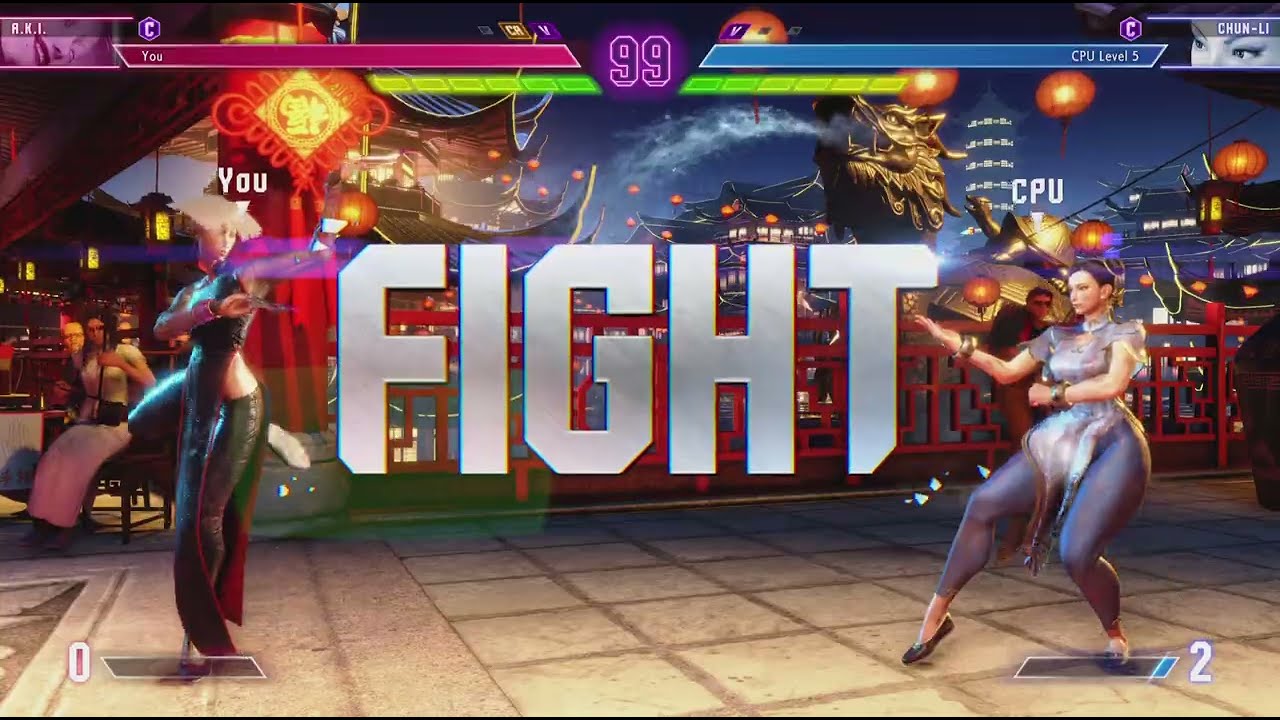 Street Fighter 6 A.K.I vs Chun-li