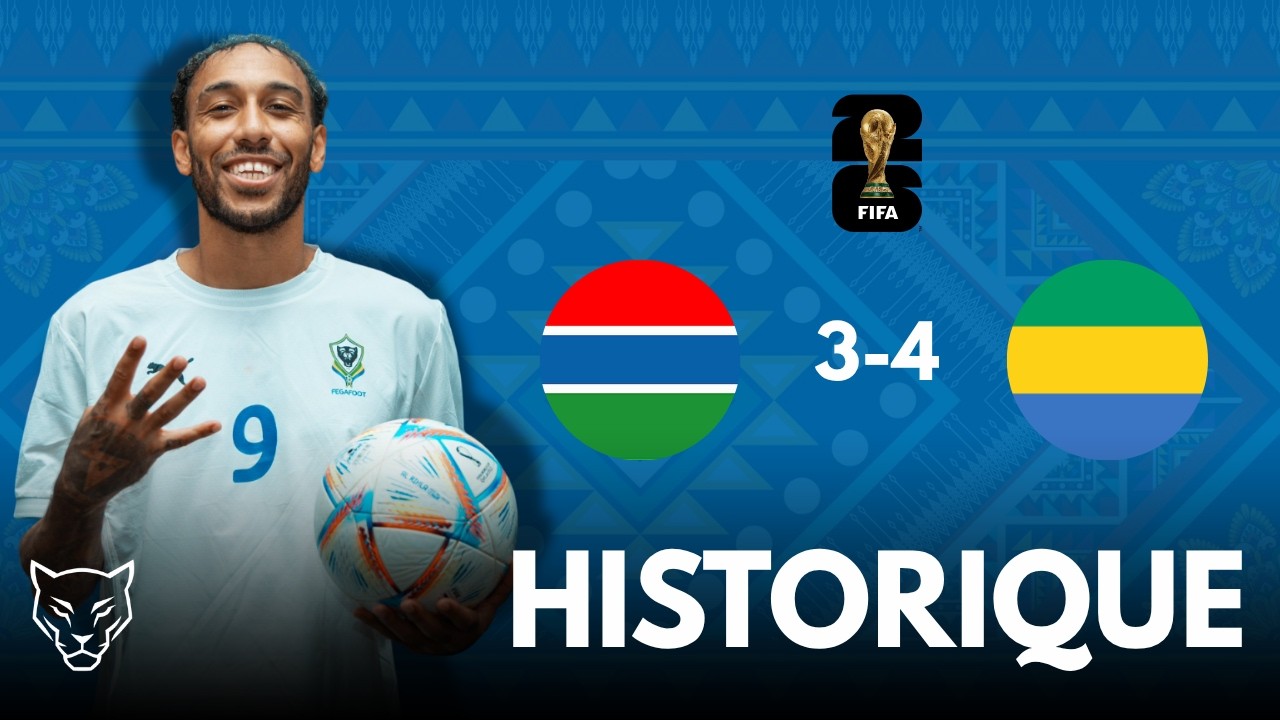 ⚽⚽⚽⚽Quadruplé + expulsion – le match complètement dingue entre Gambie/Gabon