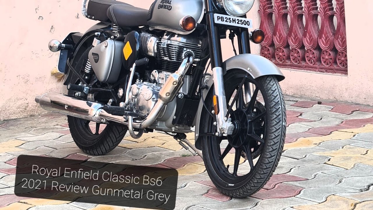 Royal Enfield 350 Classic 2021 Gunmetal Grey Bs6 Review....