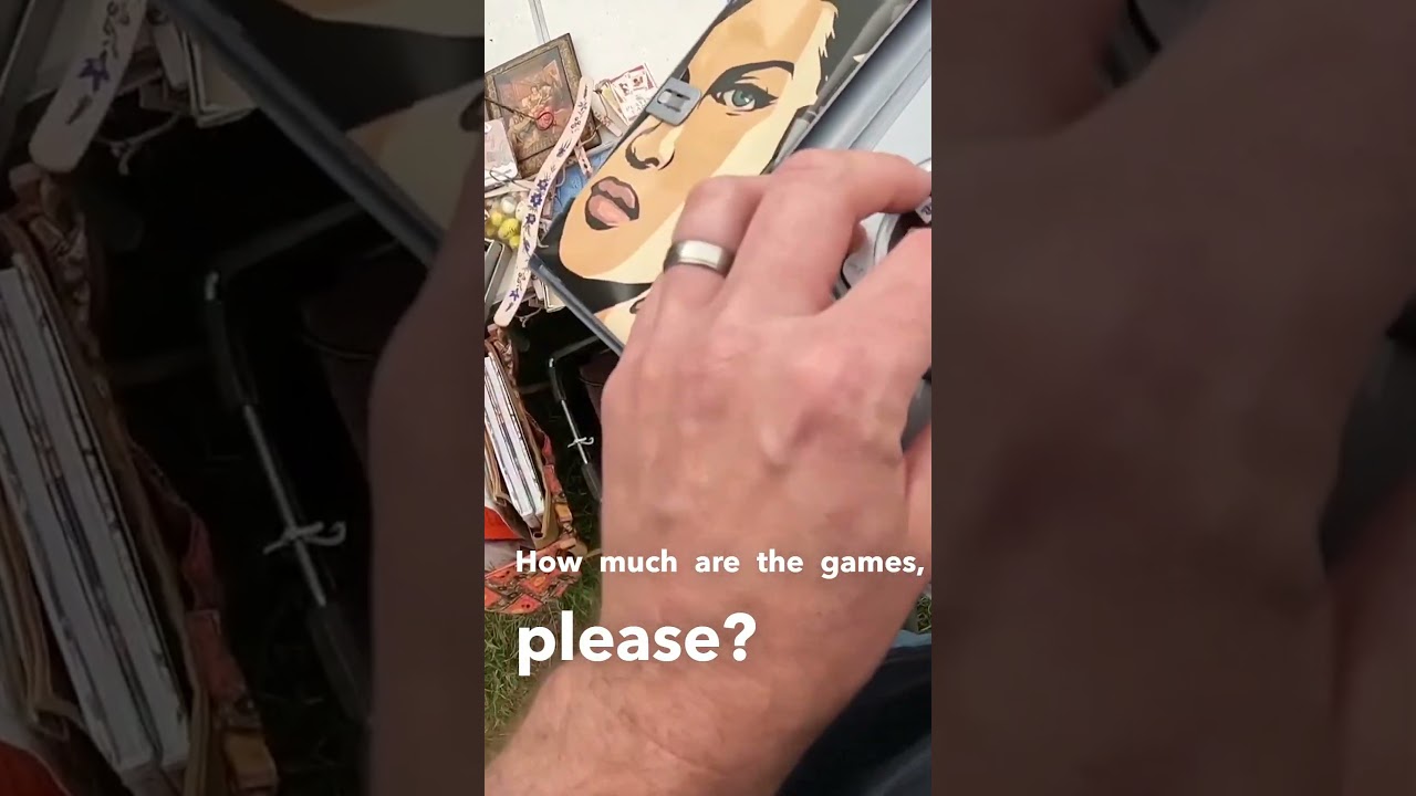 Overpriced Game Pricing at a Flea Market