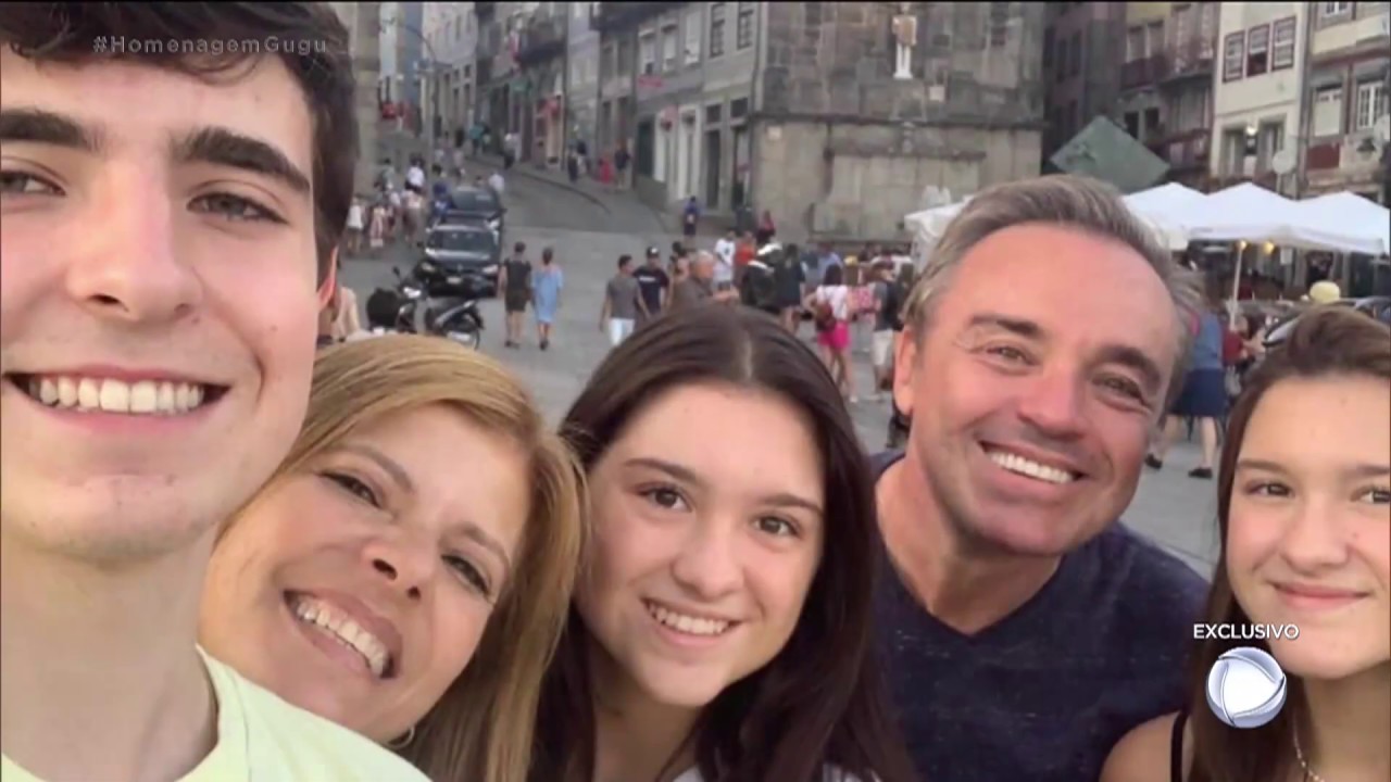Gugu revelou seu lado paizão em entrevista a Adriana Araújo