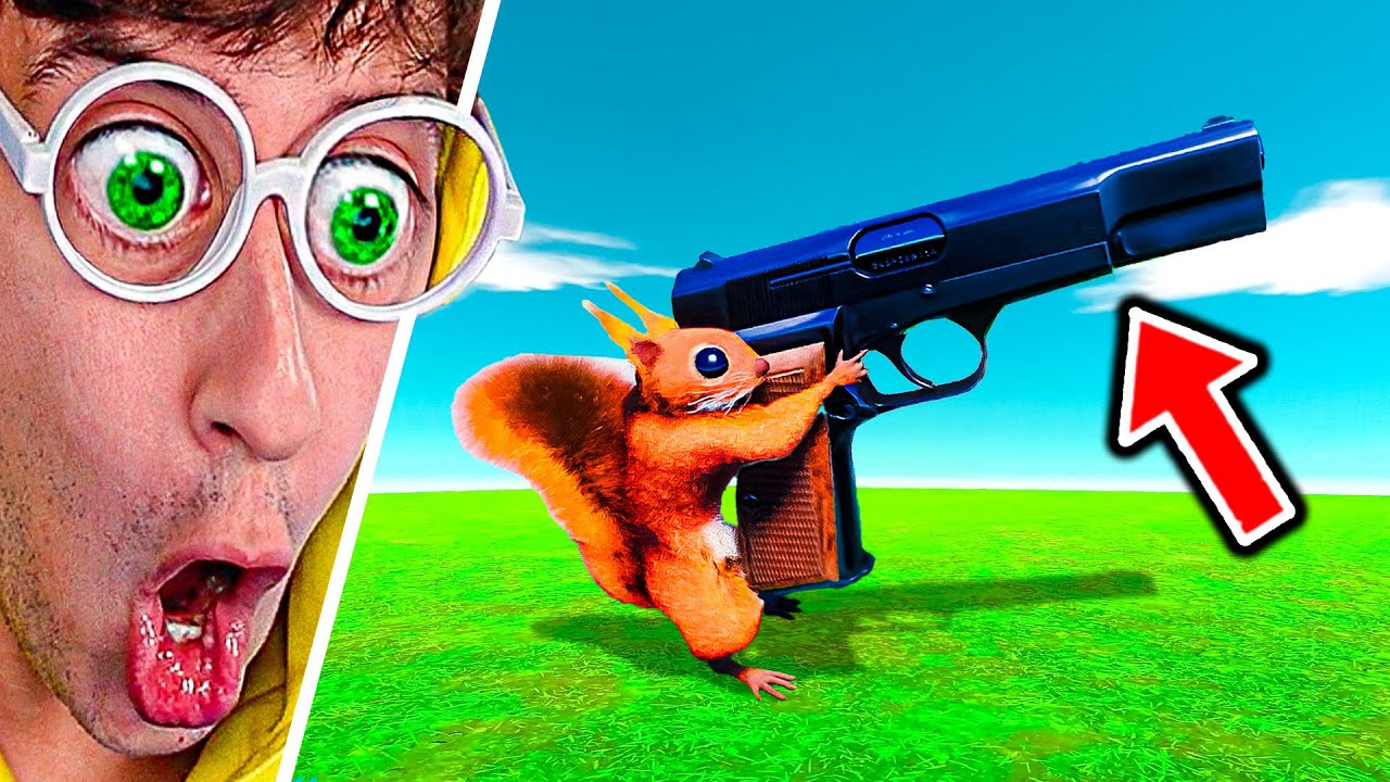 SOY UNA ARDILLA 😂!! (con pistola 👮🏻‍♂️🚨)