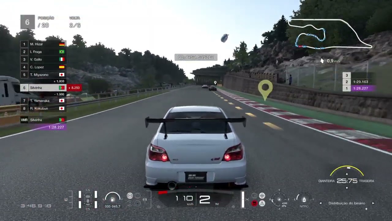 Testando o subaru de 1100cv+Nitro