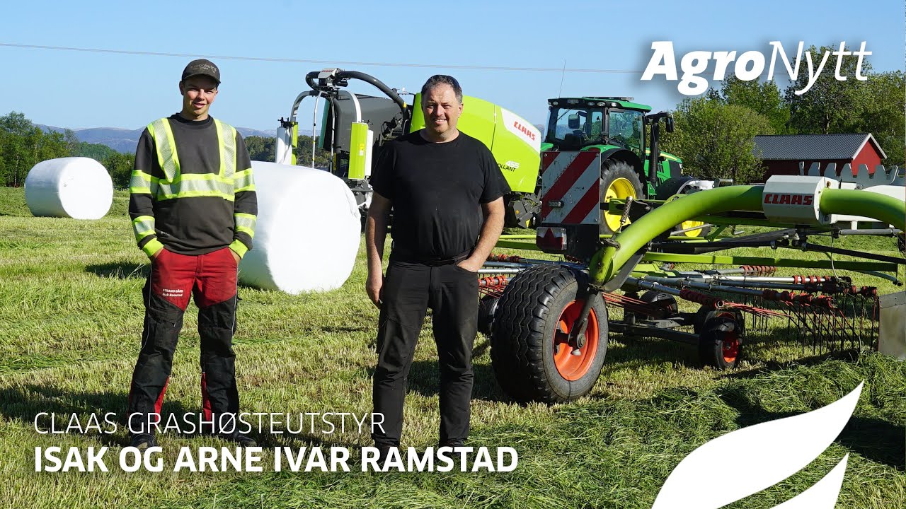 CLAAS grashøsteutstyr | Isak og Arne Ivar Ramstad
