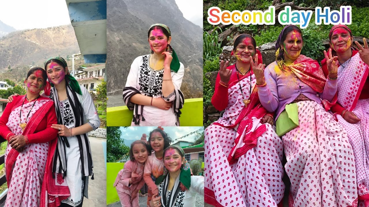 'आज से औरत की होली शुरू हुई।। और डांस करते करते ये क्या हो गया सब लोग क्यों हंसने लगे बीच में ही❤️😂 