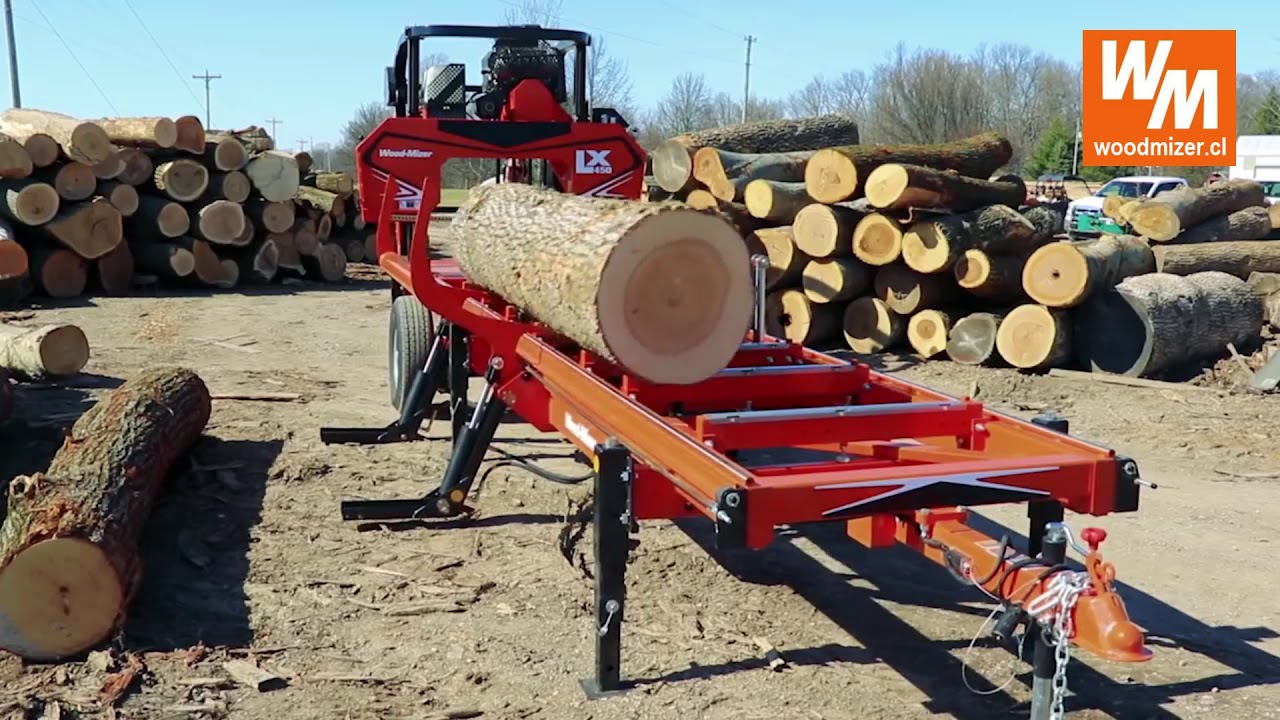 Aserradero Portátil LX450 En Acción ::: Wood-Mizer Chile