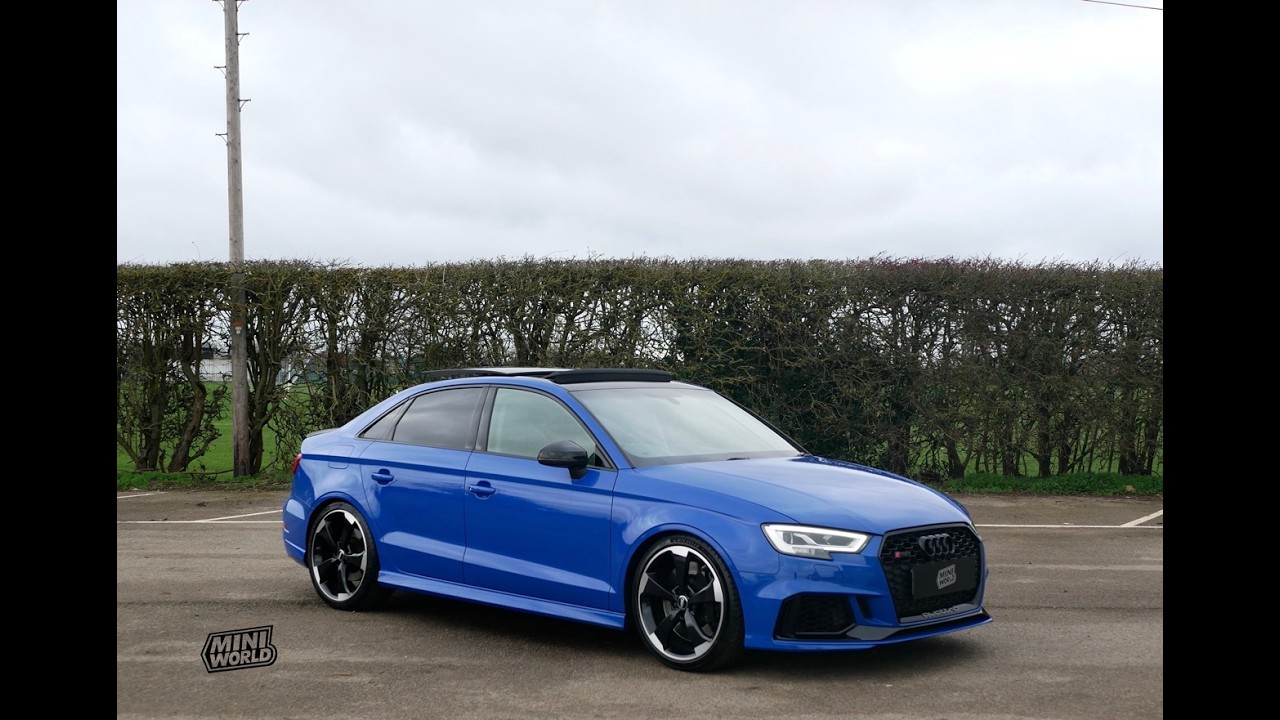 AUDI RS3 СЕДАН (2019) - ЭКСКЛЮЗИВНЫЙ ЦВЕТ NOGARO BLUE (обзор) - KEEPITMINI