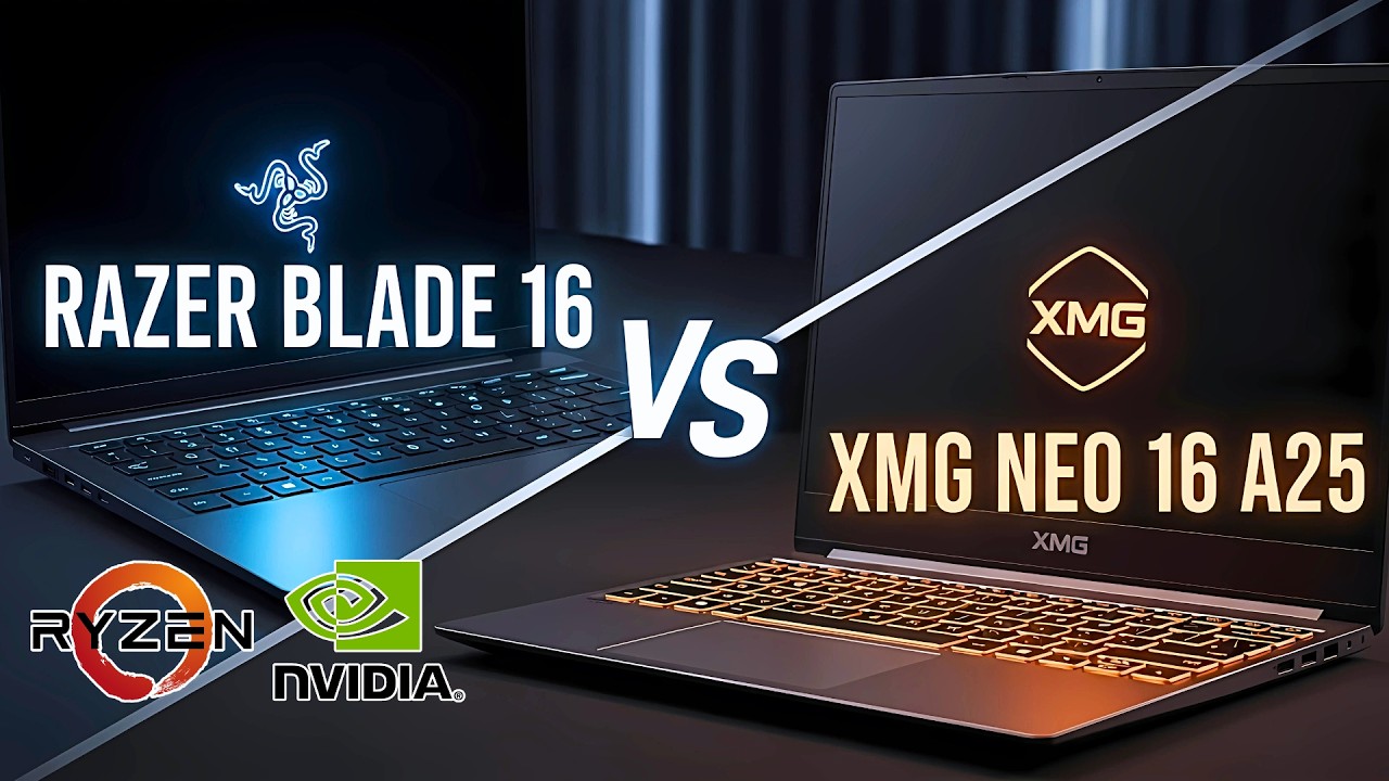 Razer Blade 16 kontra XMG NEO 16 A25 | Najlepszy wydajny laptop gamingowy do 1999 dolar&oacute;w