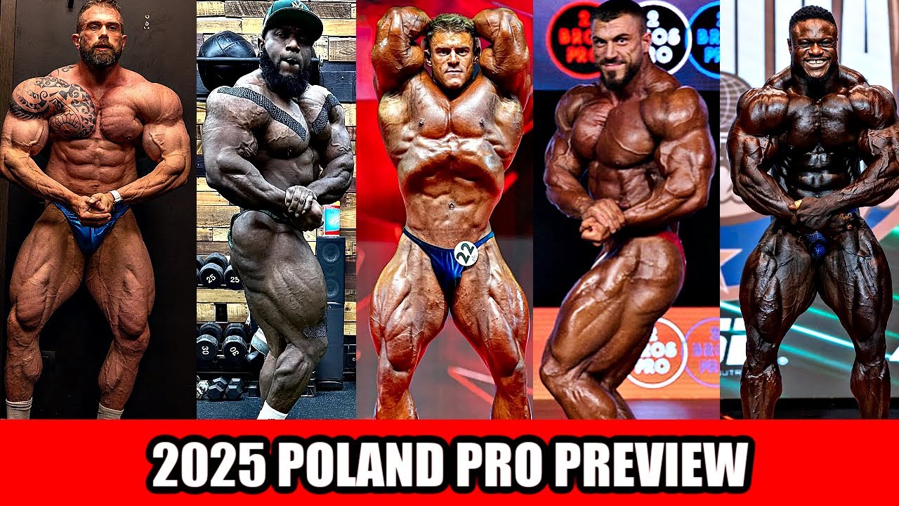 Состав участников и анонс турнира Pro Bodybuilding в Польше 2025 года