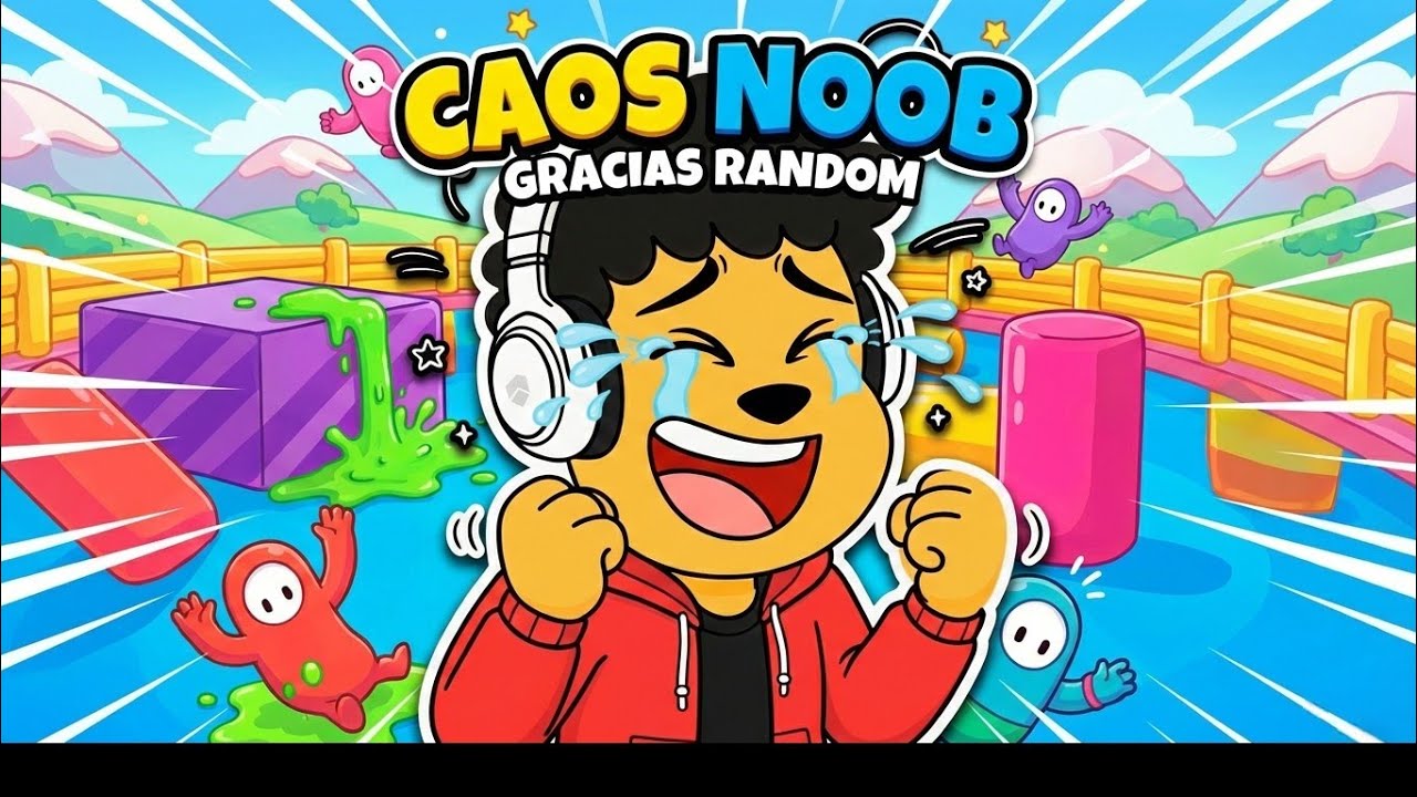 ¡UN RANDOM NOS CARREÓ LA PARTIDA! 🏆 Fall Guys con Amigos #fallguys