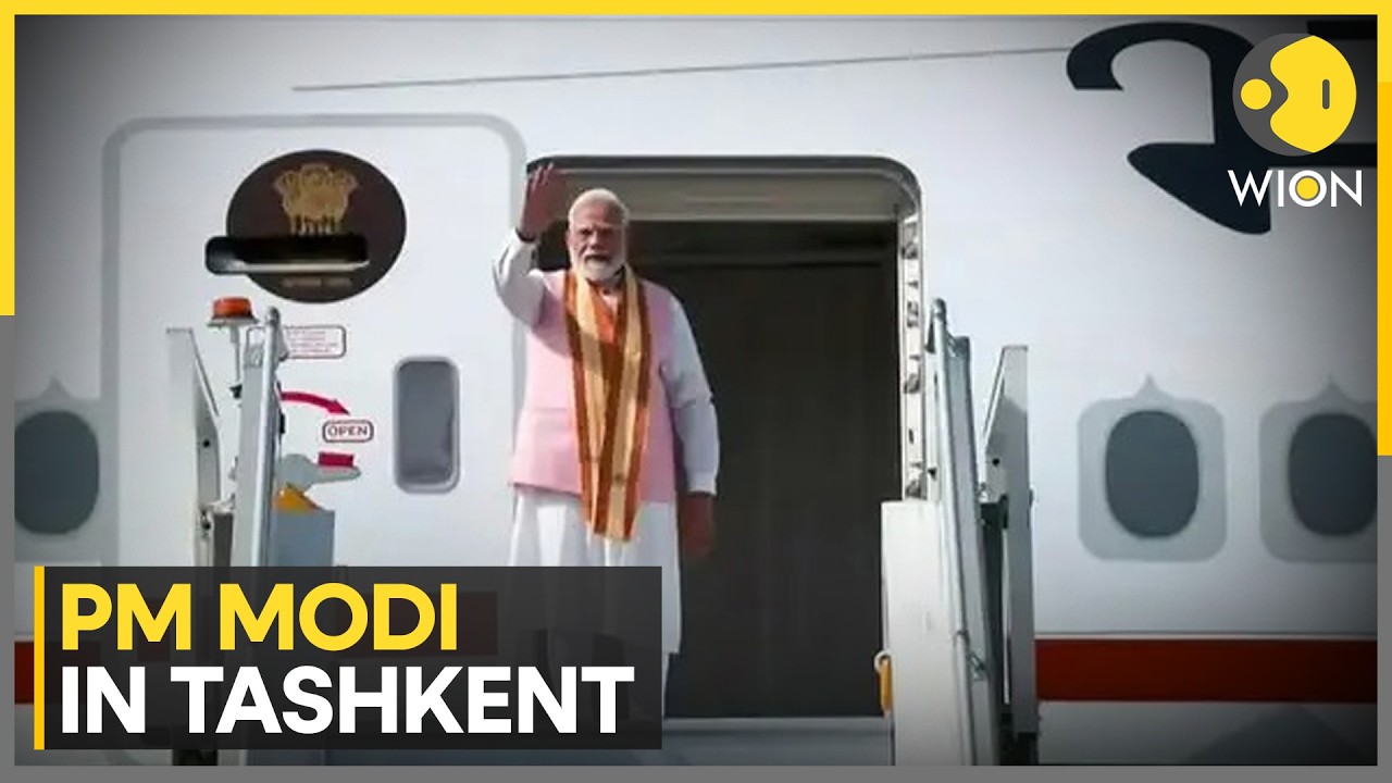 PM Modi Embarks on 4-Day Central Asia Tour, Visits Uzbekistan;  Bishkek Next for SCO Summit | WION