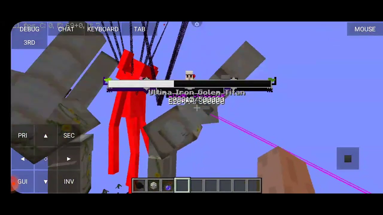 2 Ender Colossus vs 2 Ultima Iron Golem Titan