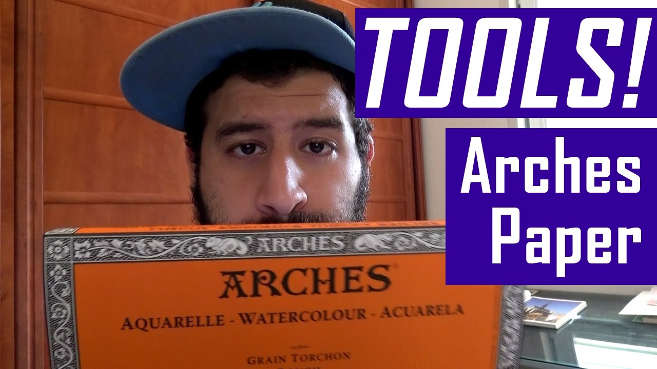 Arches Rough - Cold Press Watercolor Paper - Review and Demo - My Favorite Paper (TOOLS #1)