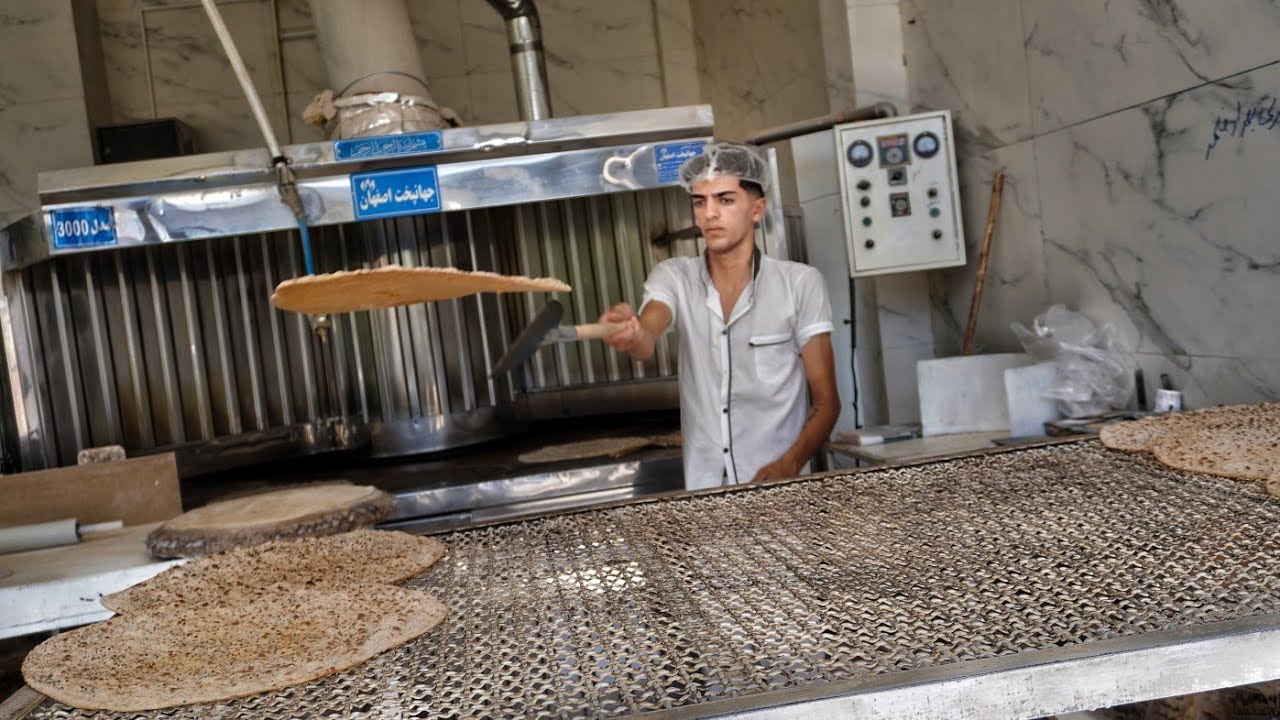 Protein Taftoon Bread | Traditional Persian Flatbread in Industrial Oven