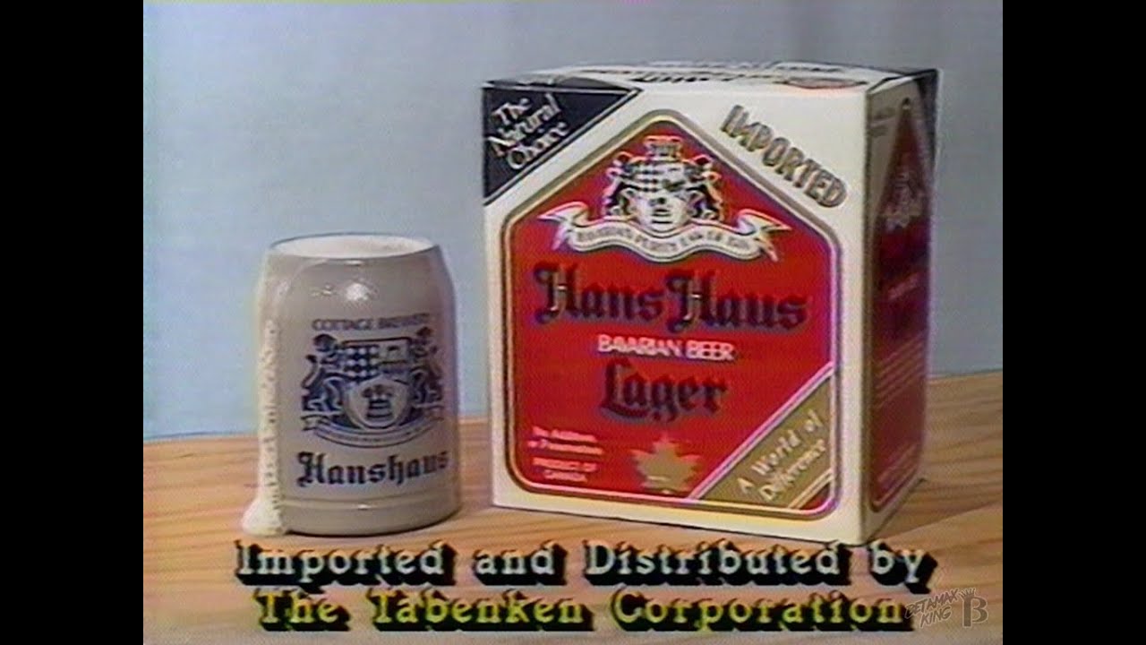Hanshaus Beer Commercial 1990 (New Brunswick)