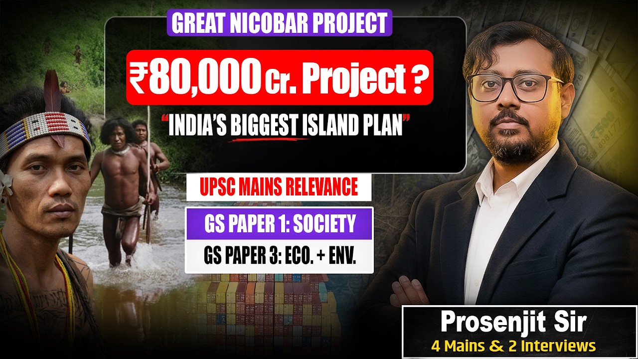 India&rsquo;s ₹80,000 Cr Mega Project on Great Nicobar Island &ndash; Development or Disaster? | UPSC Mentorship