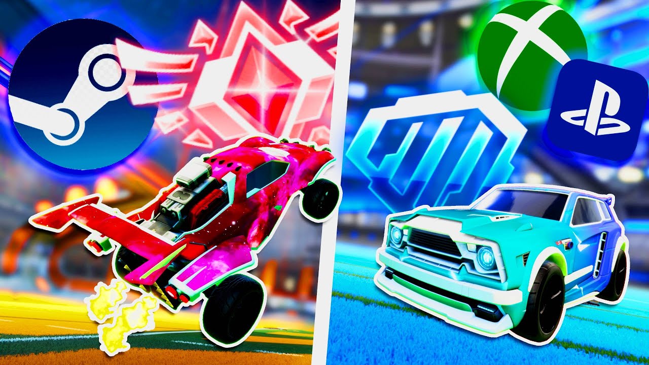 ПК против консолей 1 на 1 на КАЖДОМ РАНГЕ в Rocket League