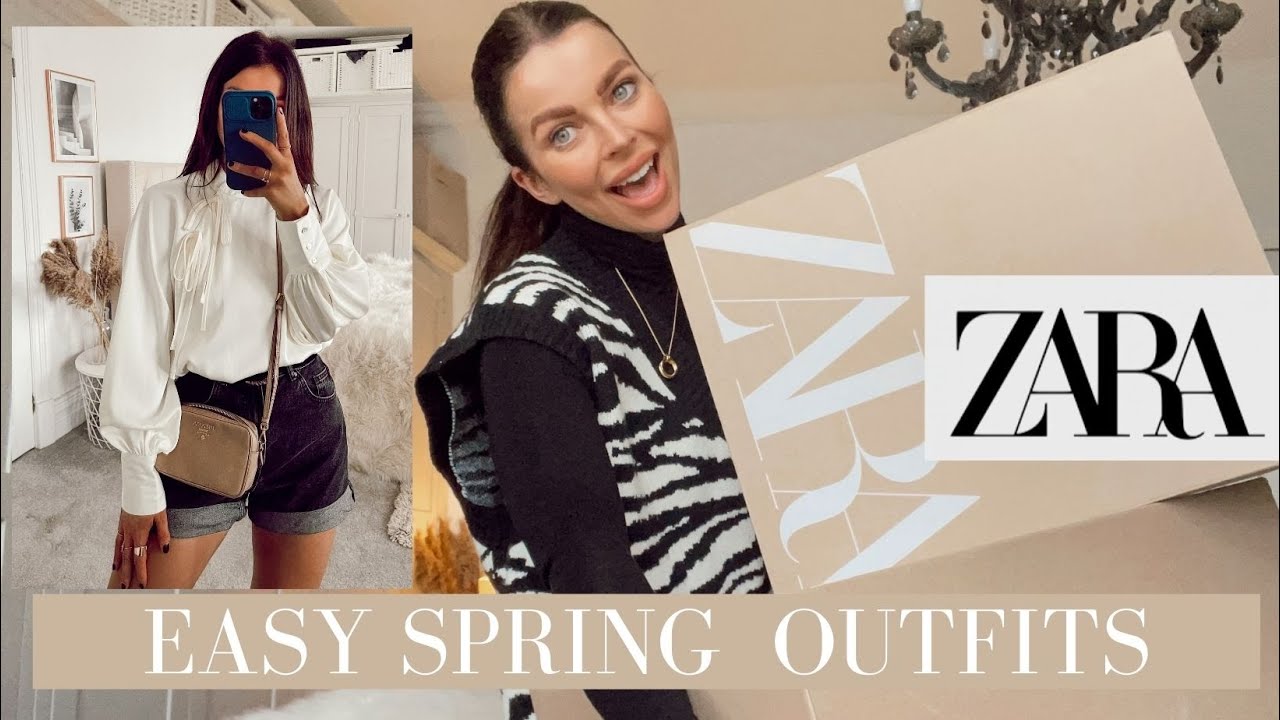 EASY CASUAL OUTFITS FOR SPRING | ZARA HAUL