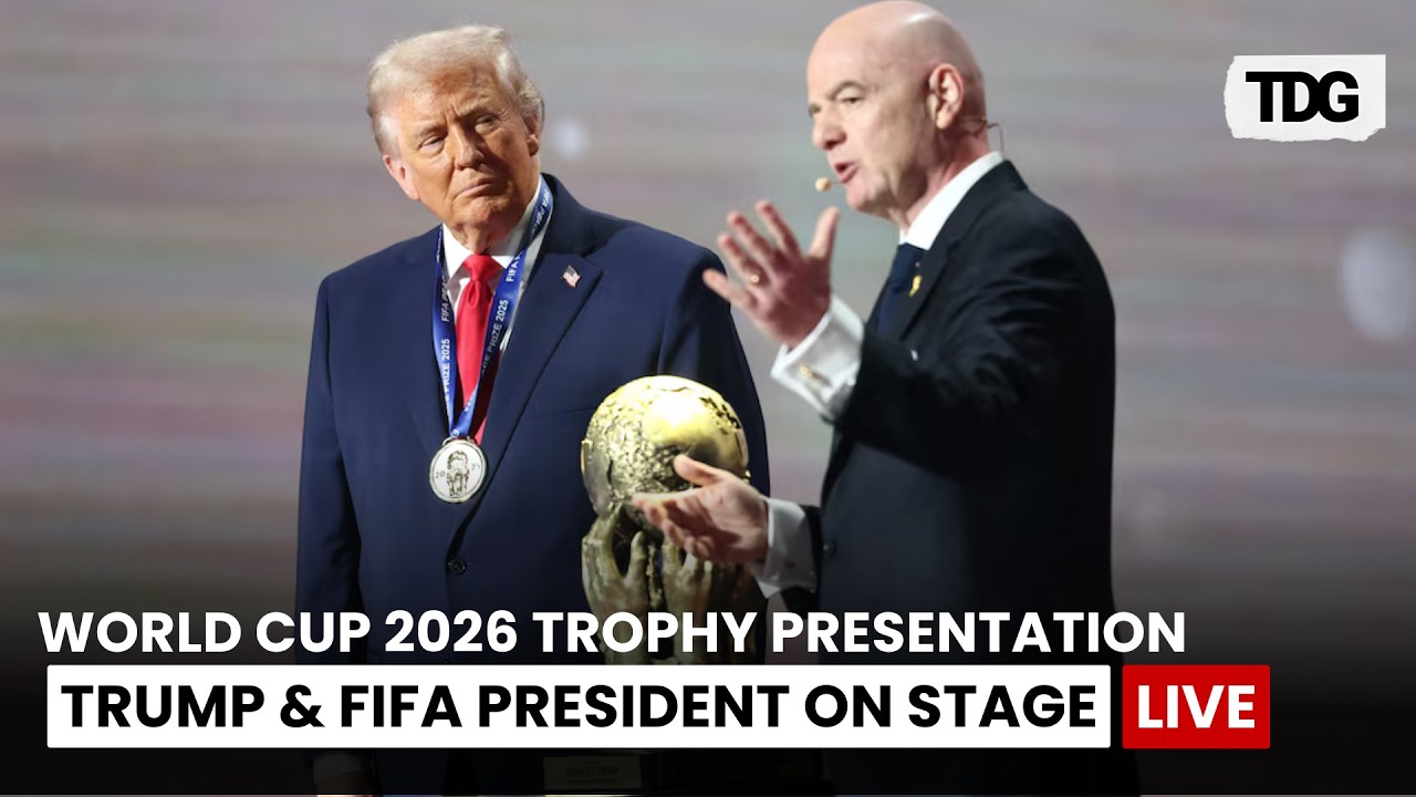 WATCH LIVE: FIFA World Cup 2026 Trophy Presentation | Donald Trump & FIFA President