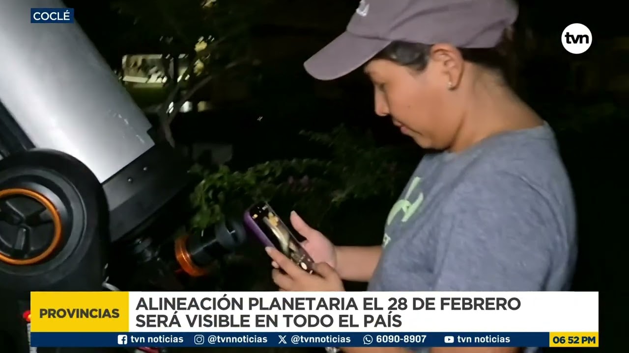 Alineación planetaria el 28 de febrero será visible en todo el país
