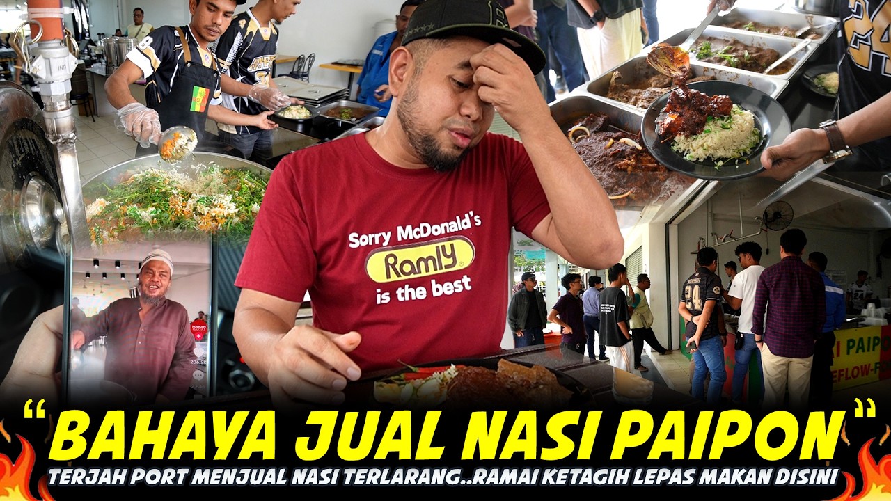HARAP PIHAK BERKUASA PANTAU KEDAI NI..Semakin Lama Semakin Ramai Yang Ketagih Makan NASI PAIPON