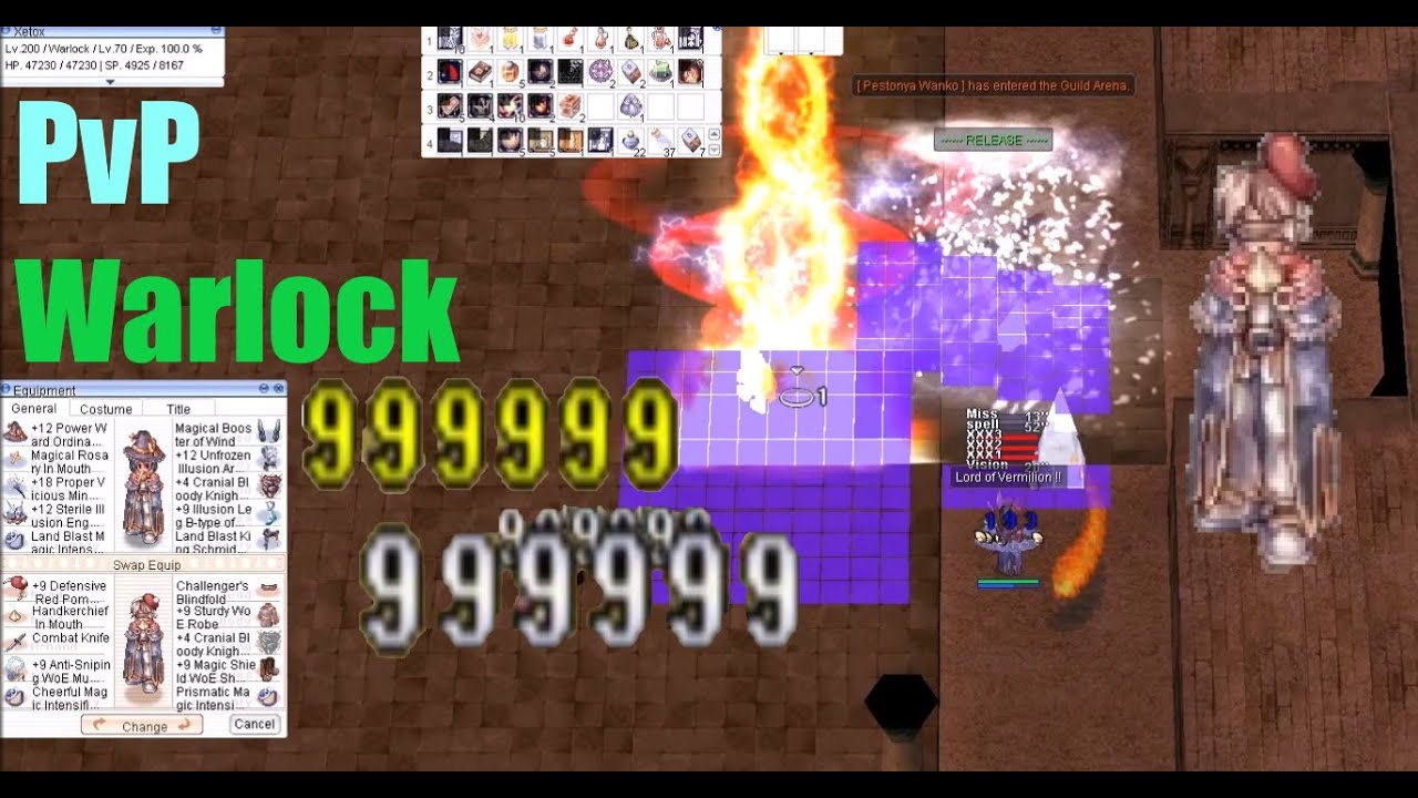 PvP Warlock - Ragnarok Online [NovaRO]