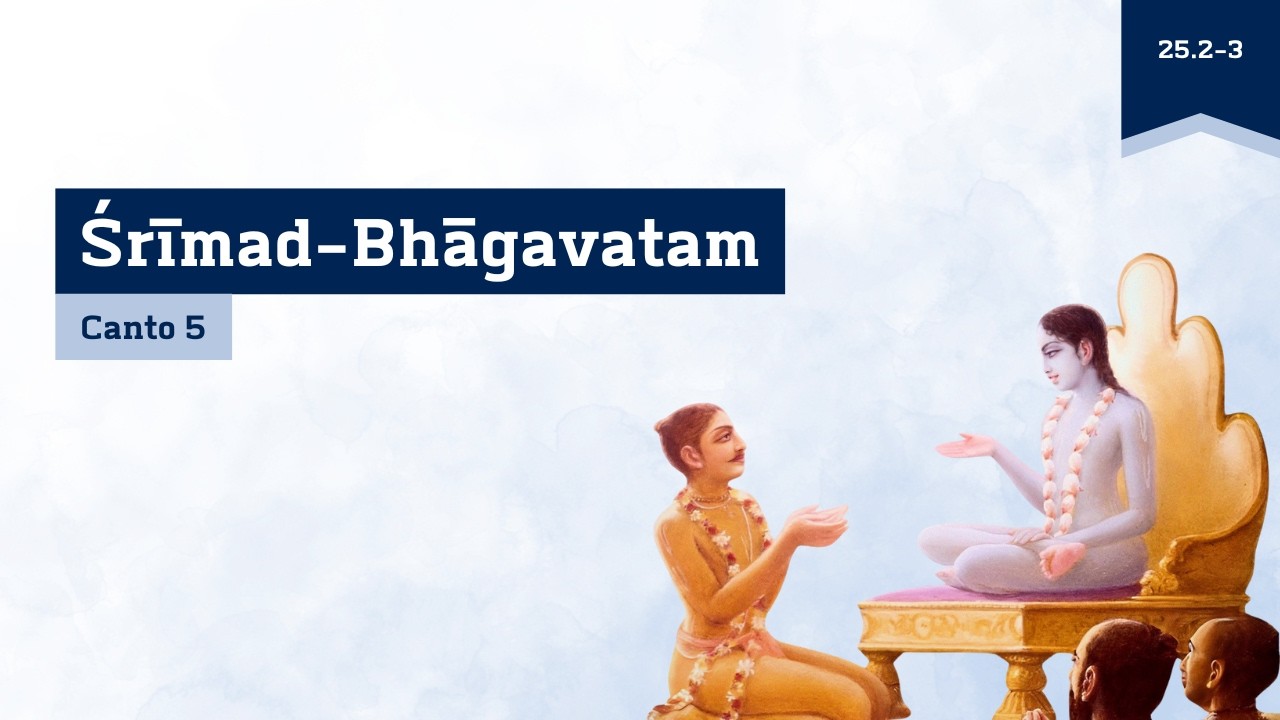[ŚB 5.25.2-3] HG Sundar Gopāl dāsa