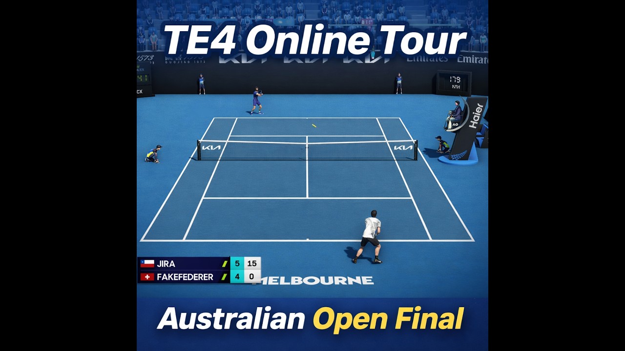Tennis Elbow 4 AO Final Jira (1) vs Fakefederer (4) (Online Tour)