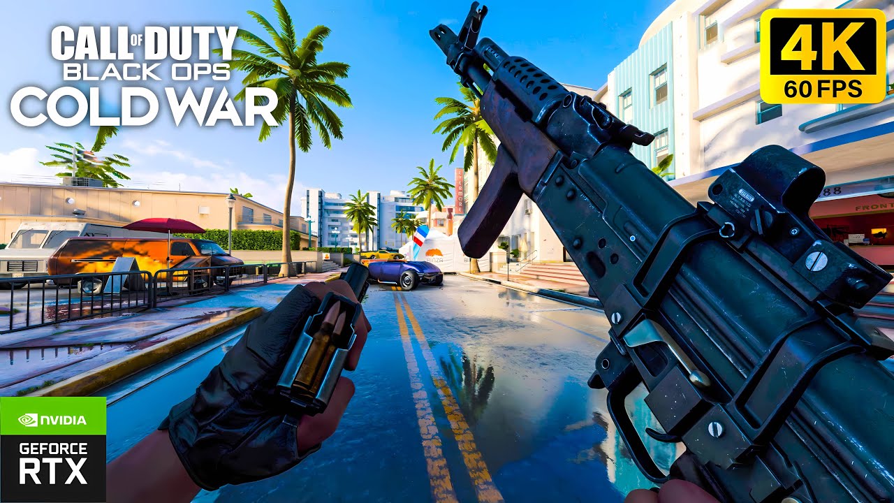 Call of Duty: Black Ops Cold War Multiplayer AK-47 Weapon 4K
