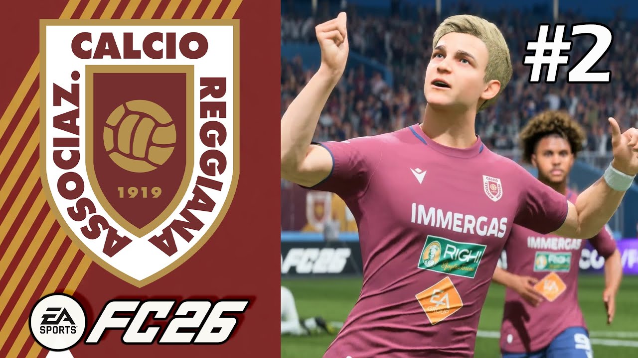 FC 26 | Режим карьеры Реджианы | #2 | Молодой жеребец забивает победный гол в конце!