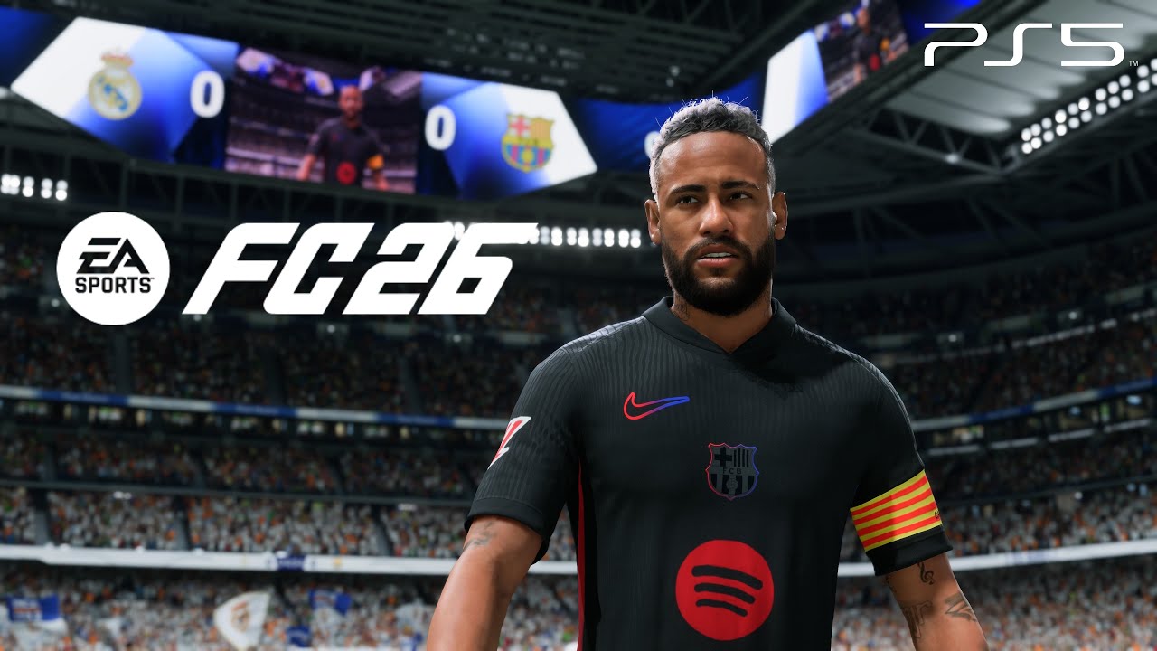 EA FC 26 — Барселона против Реал Мадрид, геймплей с Неймаром — PS5 4K60FPS