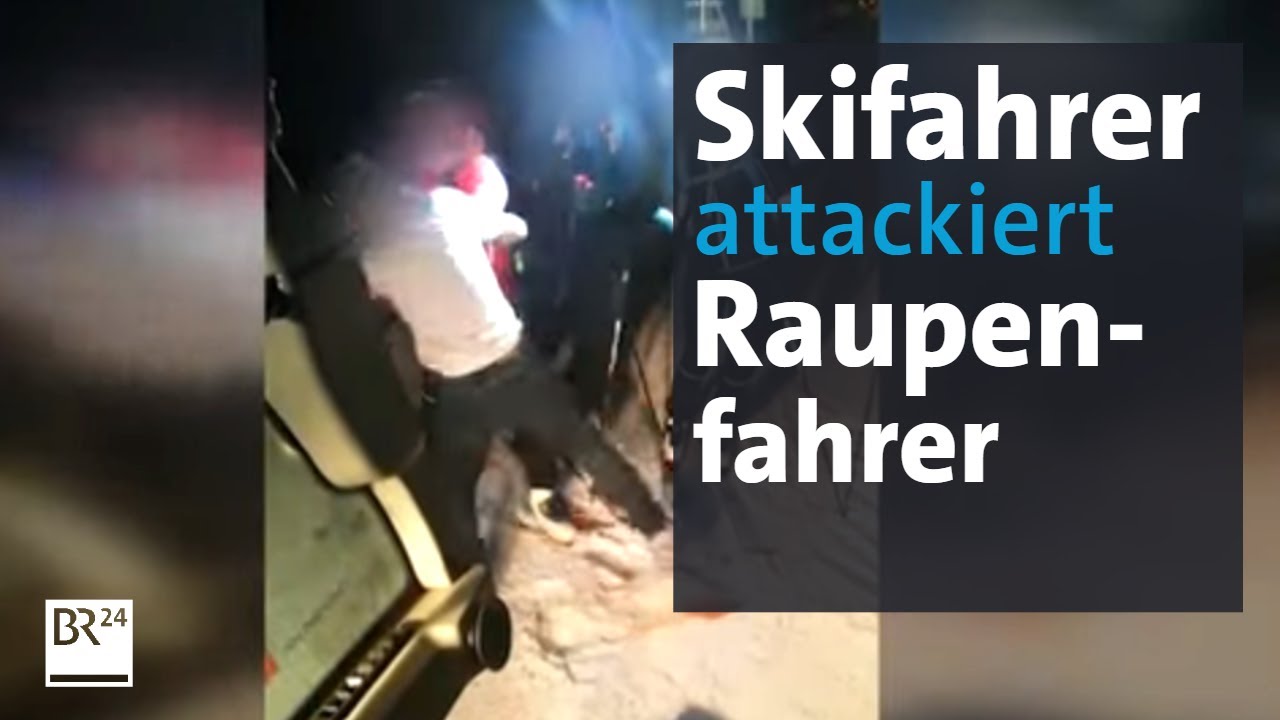 Bergsport: Aggressiver Tourengeher greift Pistenraupenfahrer an | Abendschau | BR24