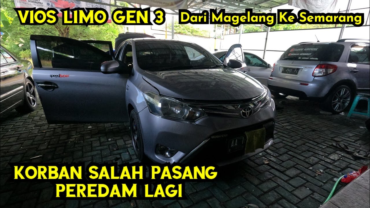 Terjadi Lagi Korban Salah Pasang Peredam. Toyota Vios Limo Gen 3 From Magelang