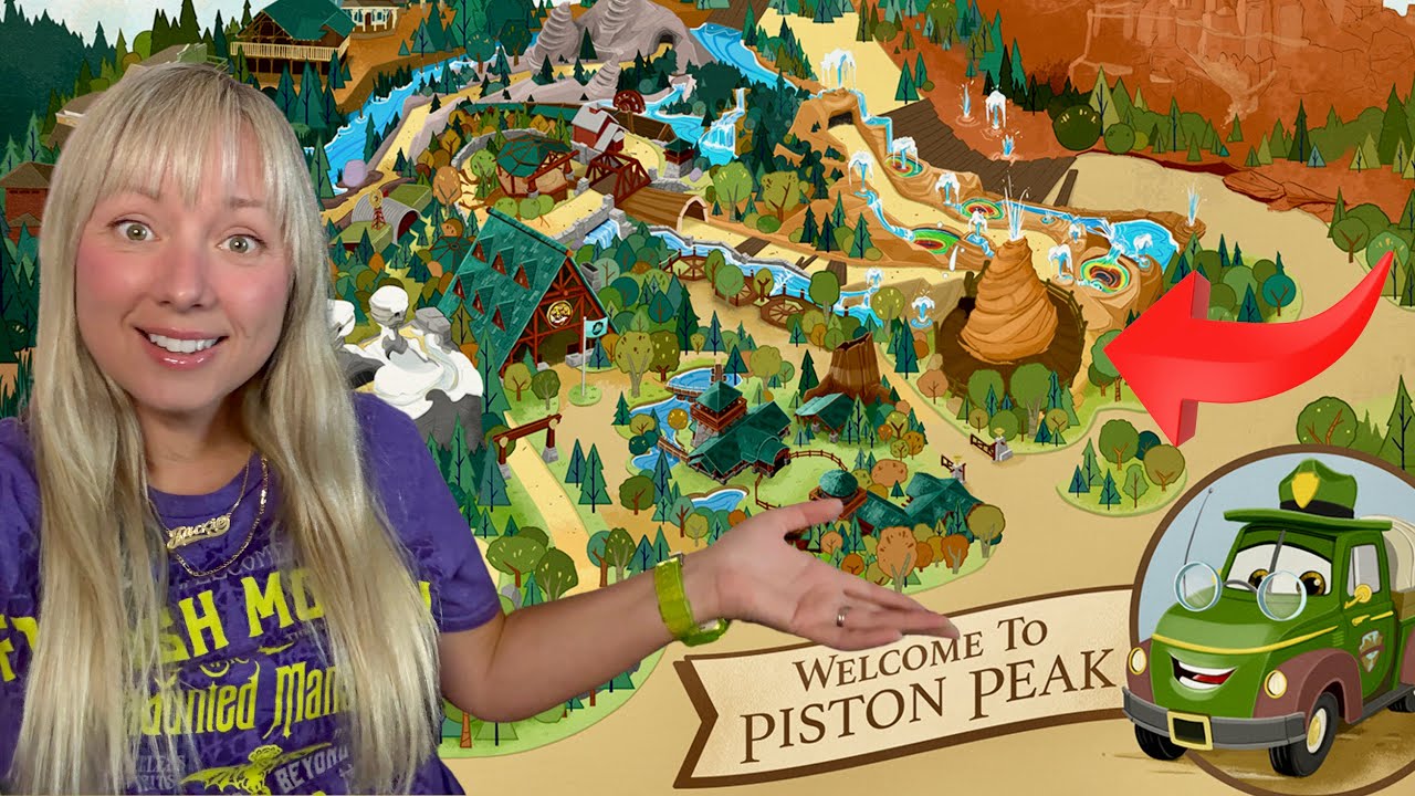 BRAND NEW Details: NEW Cars Land (Piston Peak) & Rivers of America at Magic Kingdom