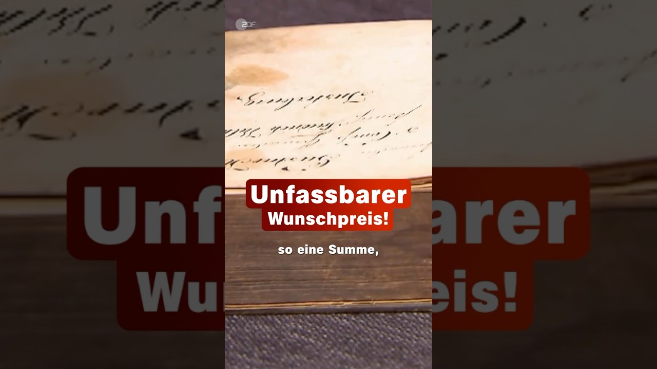 300.000 Euro f&uuml;r eine geerbte Bibel? 😨 | Bares f&uuml;r Rares #shorts #classic