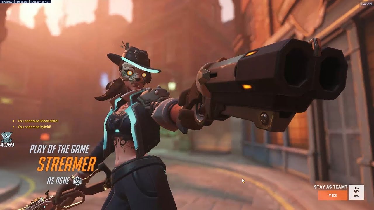POTG! 22K DMG! IDDQD Bastion + Ashe - OVERWATCH 2 SEASON 20 TOP 500
