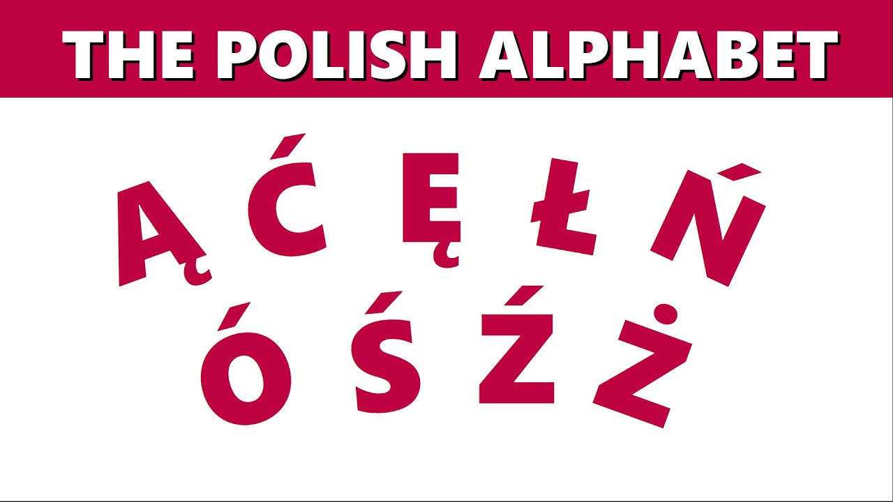 Polish alphabet: Names of the letters