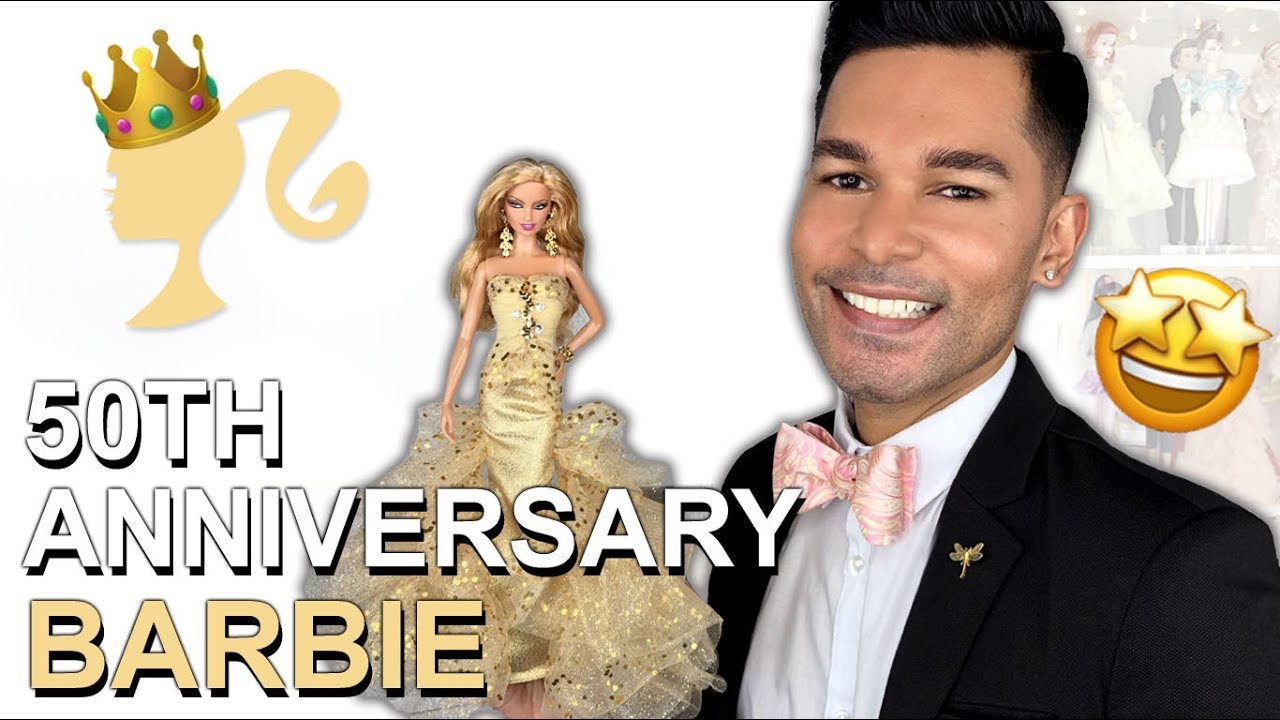 50TH ANNIVERSARY Barbie Doll - Barbie Collector - Review